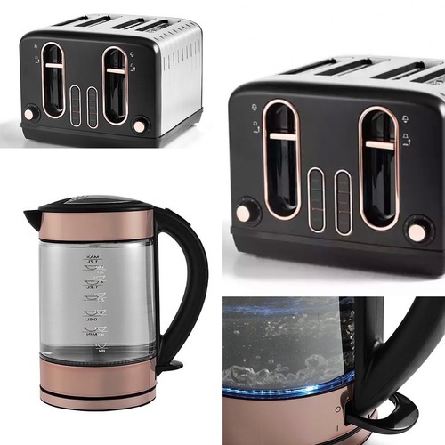 Rose gold glass kettle - rose,