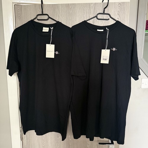Gant men shirt xxl black - t-shirt,