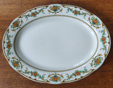 Pretty Oval Platter 14.5" John Maddock and Sons 'Royal Ivory'