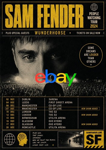 Sam fender ireland - uk,