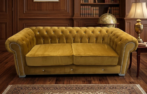 Chesterfield velvet sofa - chesterfield,