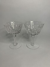 2 Vintage Cut Glass Crystal