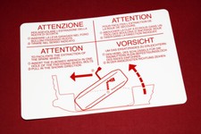 Sticker "SPARE WHEEL"