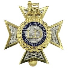 Light dragoons beret cap badge - light,