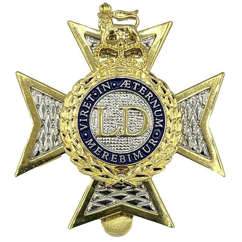 Light dragoons beret cap badge - dragoons,