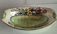 A MALING LUSTRE WARE ART DECO BOWL 26CMS LONG GOOD CONDITION FREE UK P+P - LOOK