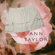 Ann Taylor Cargo Mini Skirt