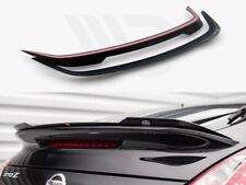 For Nissan 370Z Nismo Facelift Spoiler Wing Extension Maxton Design Gloss Black