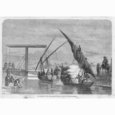 EGYPT Drawbridge over the