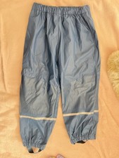 Girl’s Lupilu Waterproof Fleece Trousers Navy Blue Size 4-6 Years 110/116cm