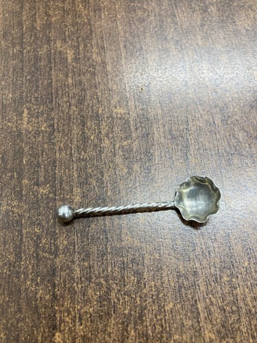 Silver salt spoon birmingham - silver,