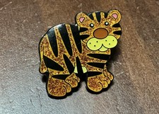 TIGER CAT COOL PIN BADGE COLLECTABLE CARTOON PIN FUN BADGE 