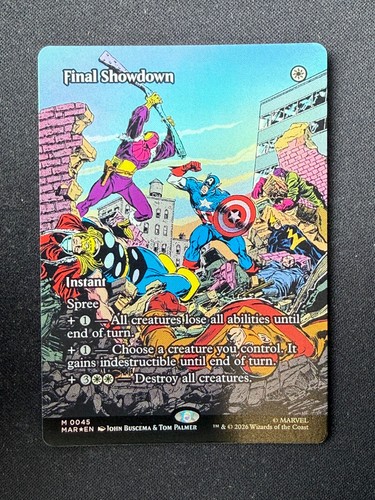 Final showdown foil showcase - showdown,