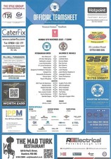 PETERBOROUGH UNITED V BOLDMERE ST MICHAELS 2025/26 FA YOUTH CUP TEAM SHEET