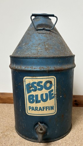 Vintage esso blue paraffin - paraffin, can