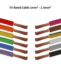 1mm 1.5mm Tri Rated Cable