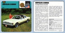 Chrysler Le Baron - 1977 GT & Production Edito Service #18-11 Auto Rally Card