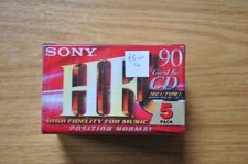 5 X SONY HF90 BLANK AUDIO