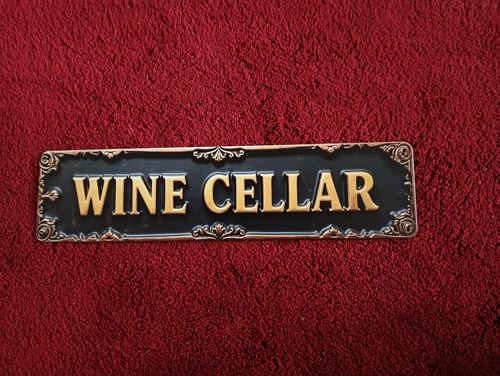 Wine cellar sign