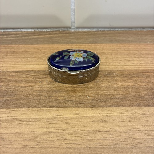 Tiny blue bright floral - tiny,