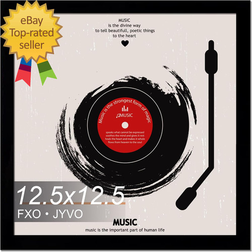 Vinyl record frame display - vinyl,