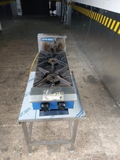 BLUE SEAL 2 BURNER GAS COOKTOP Nat Gas Table Top Cooker Heavy Duty Will Clean  