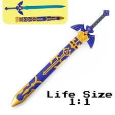 Legend Of Zelda Master Sword Prop Cosplay Costume Life Size 1:1 Decor Game Room