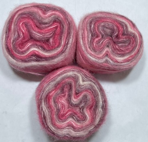 Gradient mohair look luxury - look,