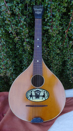 Vintage forest zither approx - vintage,