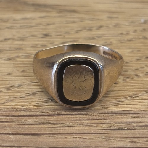 Vintage men 9ct gold - men’s,