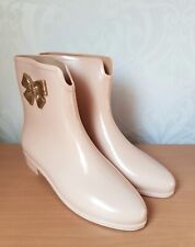 Mel by Melissa BOW womens nude wellington boots - various sizes NEW