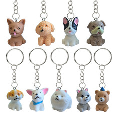 Cute Animal Pet Keyring Dog