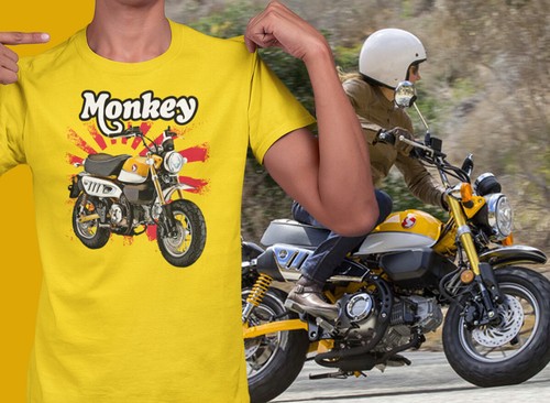 Monkey bike rising sun - bike, unisex