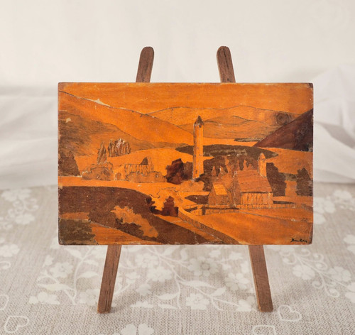Vintage small wooden easel - wooden,