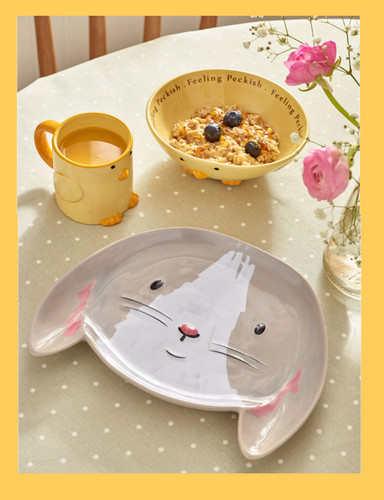 Next piece bunny - bunny, plate