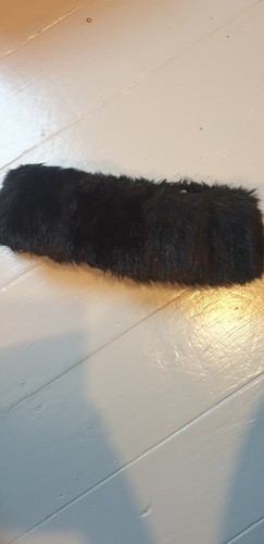 Black faux fur zepla ski - black,