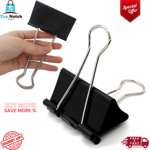 Bulldog clips 75mm - clips, extra