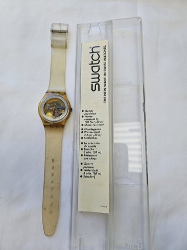 Vintage 1985 swatch wristwatch - vintage,