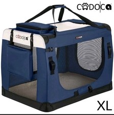  Pet Carrier XL CADOCA NEW Fabric Dog Cat Transport Cage Folding Carrier. 