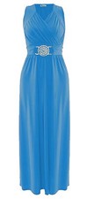 Womens Grecian Buckle Maxi