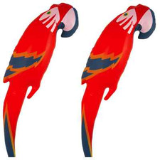 2 x Inflatable Blow Up Parrots
