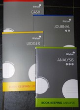 A4 32 Page Silvine Business Accounts Book - Cash - Ledger - Analysis - Journal
