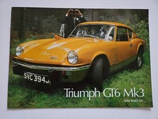 TRIUMPH GT6 MK3 SALES BROCHURE