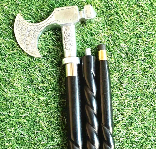 Vintage silver handle ice axe - vintage,