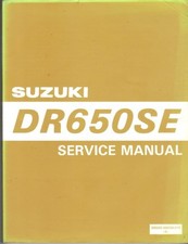 SUZUKI DR650SE,DR650 SE,SET 1996 ORIGINAL FACTORY WORKSHOP MANUAL