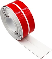 Skirting Board Roll 18x18mm L6m White PVC Self Adhesive Caulk Sealant Tape Strip