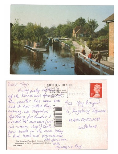 Vintage postcard kennet and - -,