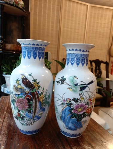 Pair chinese famille rose - of,