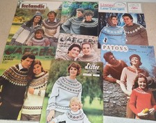 SEVEN MIXED FAIR ISLE STYLE