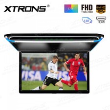 XTRONS 43.9cm Folding HD Display for Car DVD Ceiling Monitor 17" HDMI USB IR